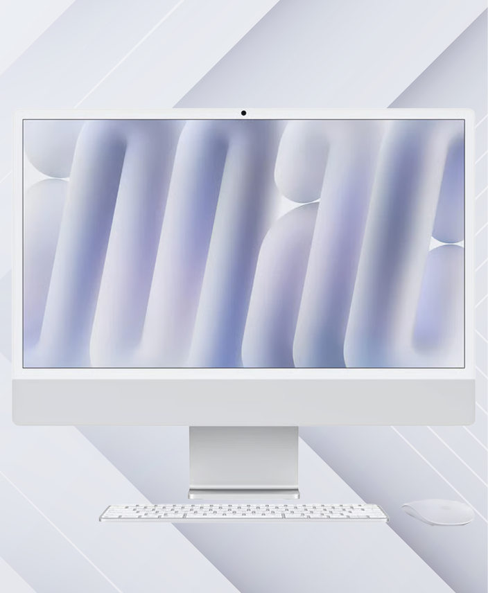 Desktop Apple iMac M4 24″ 8 Core 16GB RAM 256GB SSD Silver